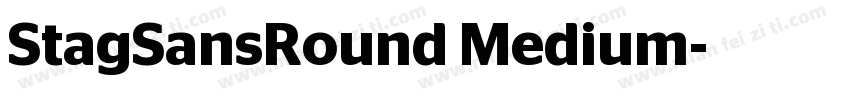 StagSansRound Medium字体转换